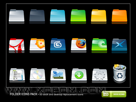 Folder Dock icons