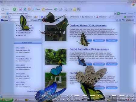 Desktop Butterflies 3D 1.0