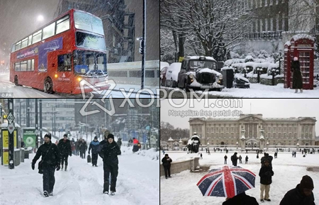Их Британийн нийслэл Лондон цасанд хучигджээ