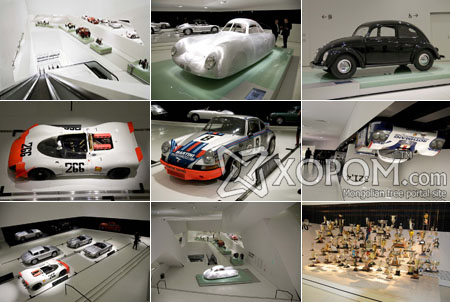 Германы Штутгарт хотод байдаг Porsche машины музей [51 фото + 1 видео]