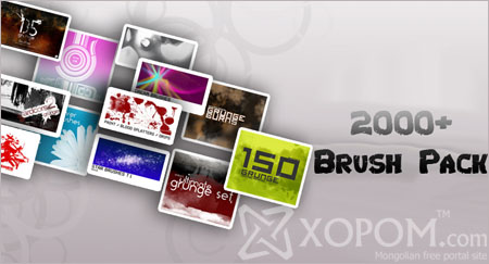 2000 Custom Brushes for Adobe Photoshop