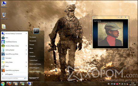 Call of Duty: Modern Warfare 2 Windows 7 Theme (+extras)