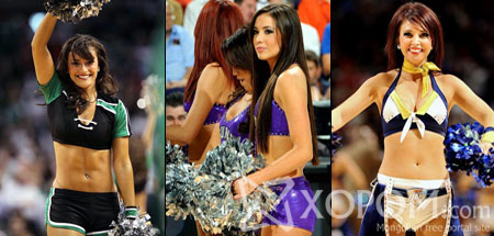 NBA-гийн тоглолтын завсарлагаар бүжиглэдэг хөгжөөн дэмжигч багийн бүсгүйчүүд [32 фото]