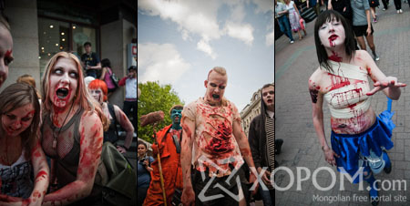 Оросын нийслэл Москва хотод болсон зомби-парад [86 фото]