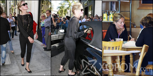 Sharon Stone-ы Beverly Hills-д явж байхдаа гэрэл зурагчдын дуранд өртсөн байдал [23 фото]