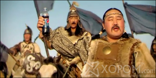 Дэлхийн брэнд Пепси Их аварга Дагвадоржтой хамт элэг нэгт Монголчуудтайгаа мэндчилж байна
