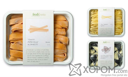 The Fresh Pasta Company Package Design