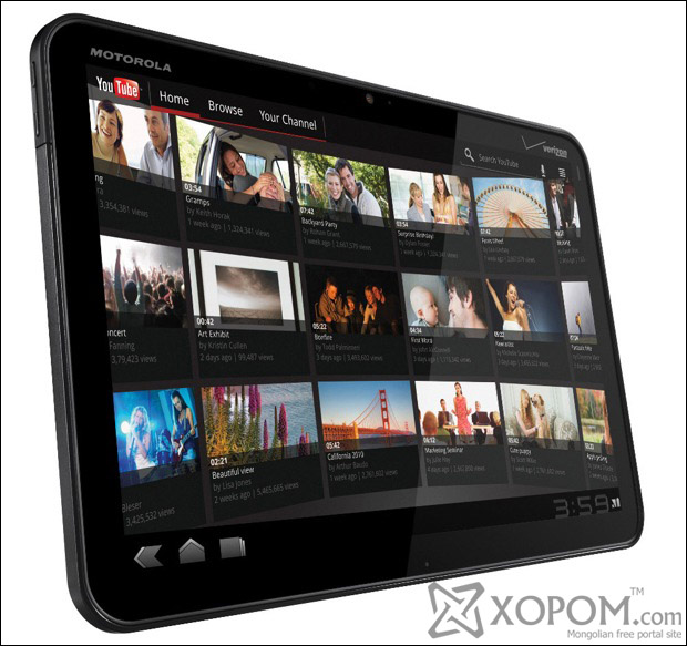 Motorola Android 3.0 Tablet 10 Gadgets to look out for in 2011