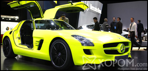 Mercedes-Benz брэндийн Detroit Motor Show 2011 дээр танилцуулсан шинэ загвар SLS AMG E-Cell