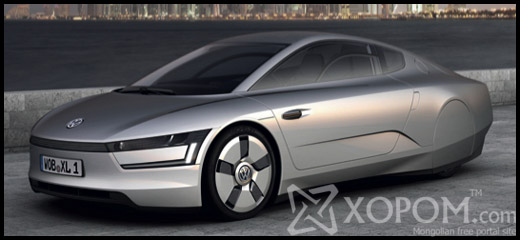 Эдийн засгийн хувьд гайхалтай хэмнэлттэй Volkswagen Formula XL1 загварын машин