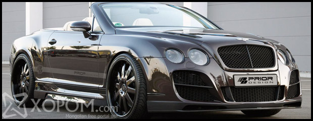 Авто тюнингийн Prior Design-ы тоноглосон Bentley Continental GTC машин