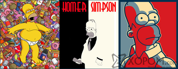 Simpsons-уудын чин үнэнч фенүүдийн бүтээлүүдээс [20 зураг]