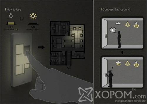 Floor Plan Light switch - High Tech Gadgets To Give Your Home A Futuristic Look