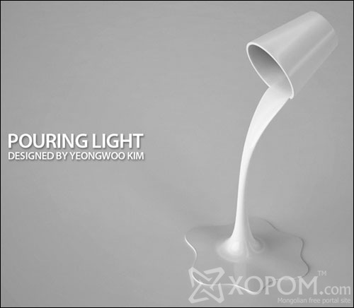 Pouring Light lamp - High Tech Gadgets To Give Your Home A Futuristic Look
