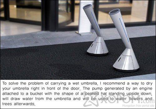 Swan Umbrella Dryer - High Tech Gadgets To Give Your Home A Futuristic Look