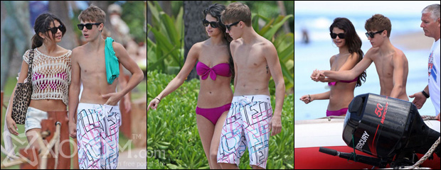 Дуучин Justin Bieber, Selena Gomez нар далайн эрэгт хамтдаа зугаалжээ [18 зураг]