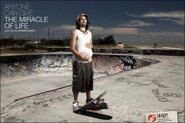 anyone can give the miracle of life 60 Creative Public Awareness Ads That Makes You Think