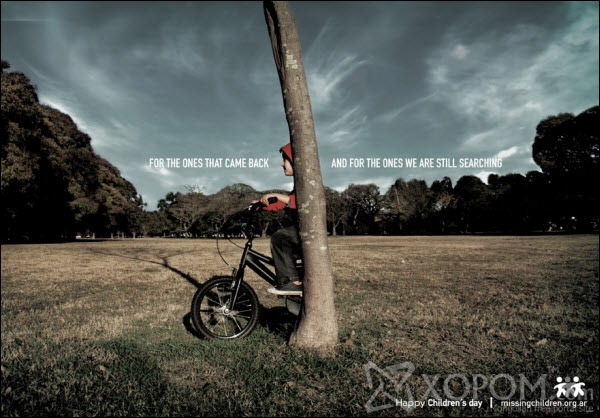 missing children 60 Creative Public Awareness Ads That Makes You Think
