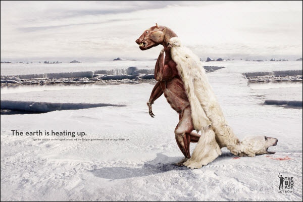 the earth is heating up 60 Creative Public Awareness Ads That Makes You Think