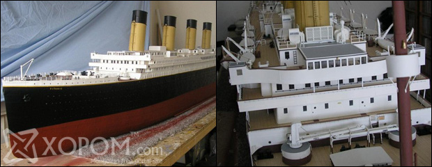 Төмрийн хогоор Титаник хөлгийн хуулбар загварыг бүтээжээ