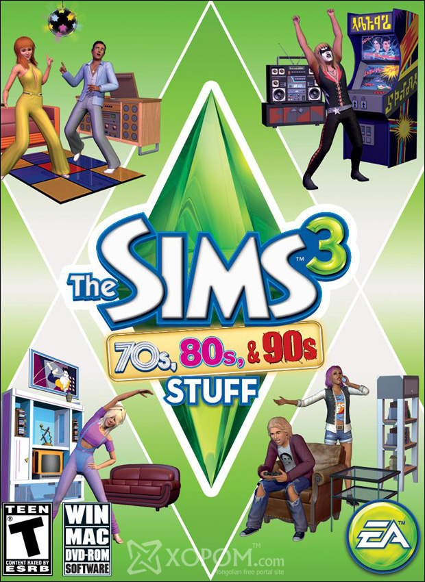 The Sims 3 70s, 80s & 90s Stuff [2013]
