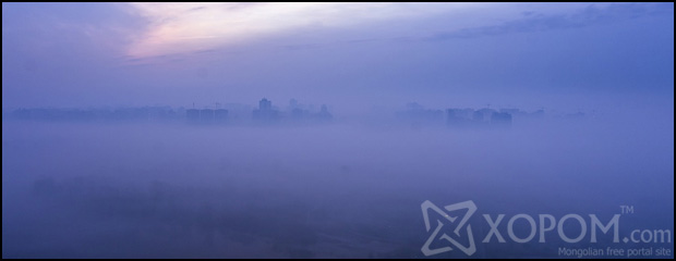 136 метрийн өндрөөс харагдах манан дундах өглөөний Киев хот [22 зураг]