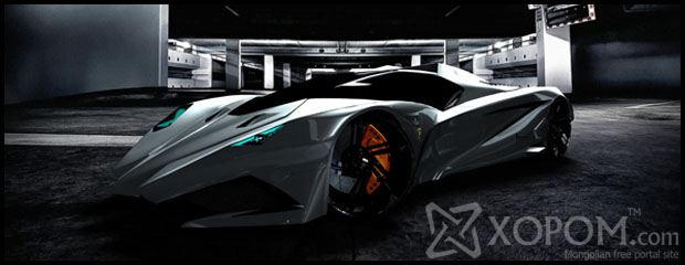 Lamborghini брэндийн жинхэнэ гайхалтай концепци машины загвар [6 зураг]