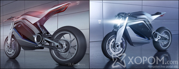 Аудигийн шинэ загварын мотоциклын концепци