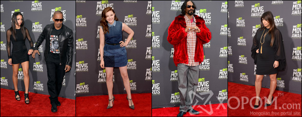 2013 оны MTV Movie Awards наадмын улаан хивсний зургууд